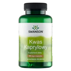 Swanson Kwas kaprylowy 600 mg, kapsułki, 60 szt.