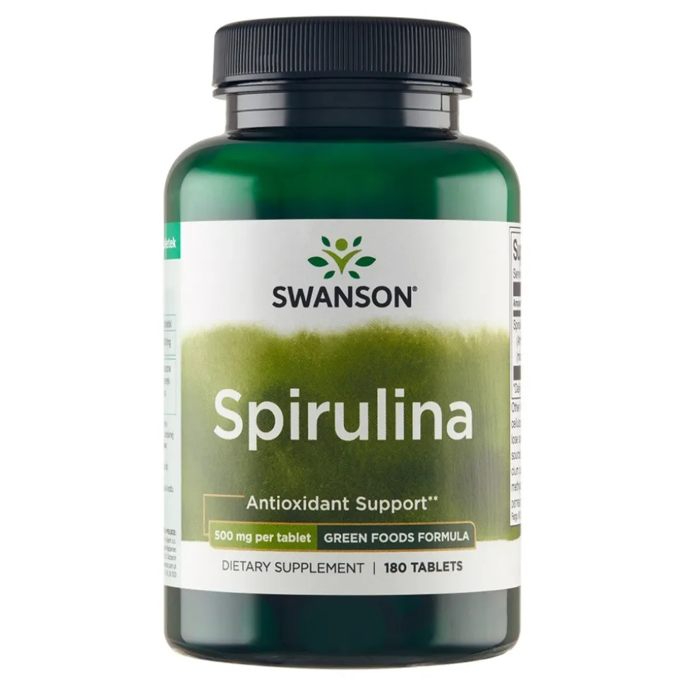 Swanson Spirulina, tabletki, 180 szt.
