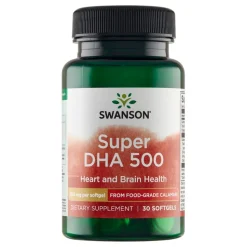 Swanson Super DHA 500, kapsułki, 30 szt.