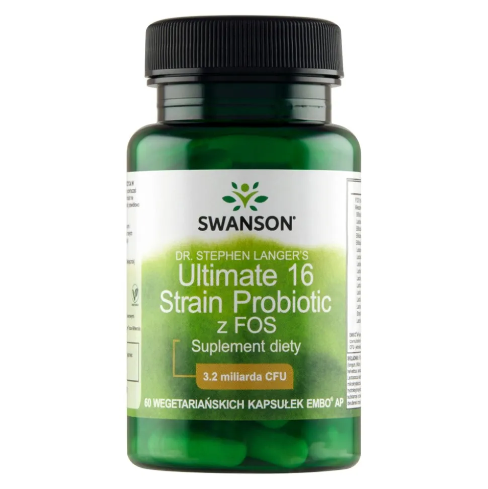 Swanson Ultimate 16 Strain Probiotic, kapsułki, 60 szt.