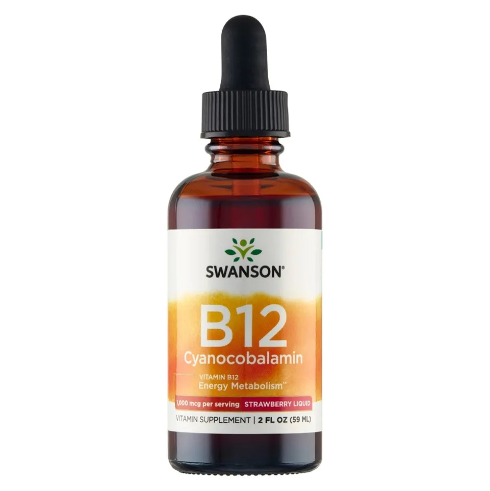 Swanson Witamina B12, płyn, 59 ml