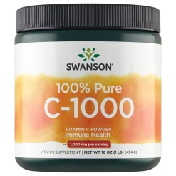 Swanson Witamina C - 100% czystości, proszek, 454 g