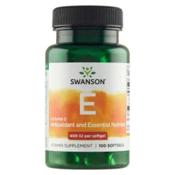Swanson Witamina E naturalna, 400 IU, kapsułki, 100 szt.