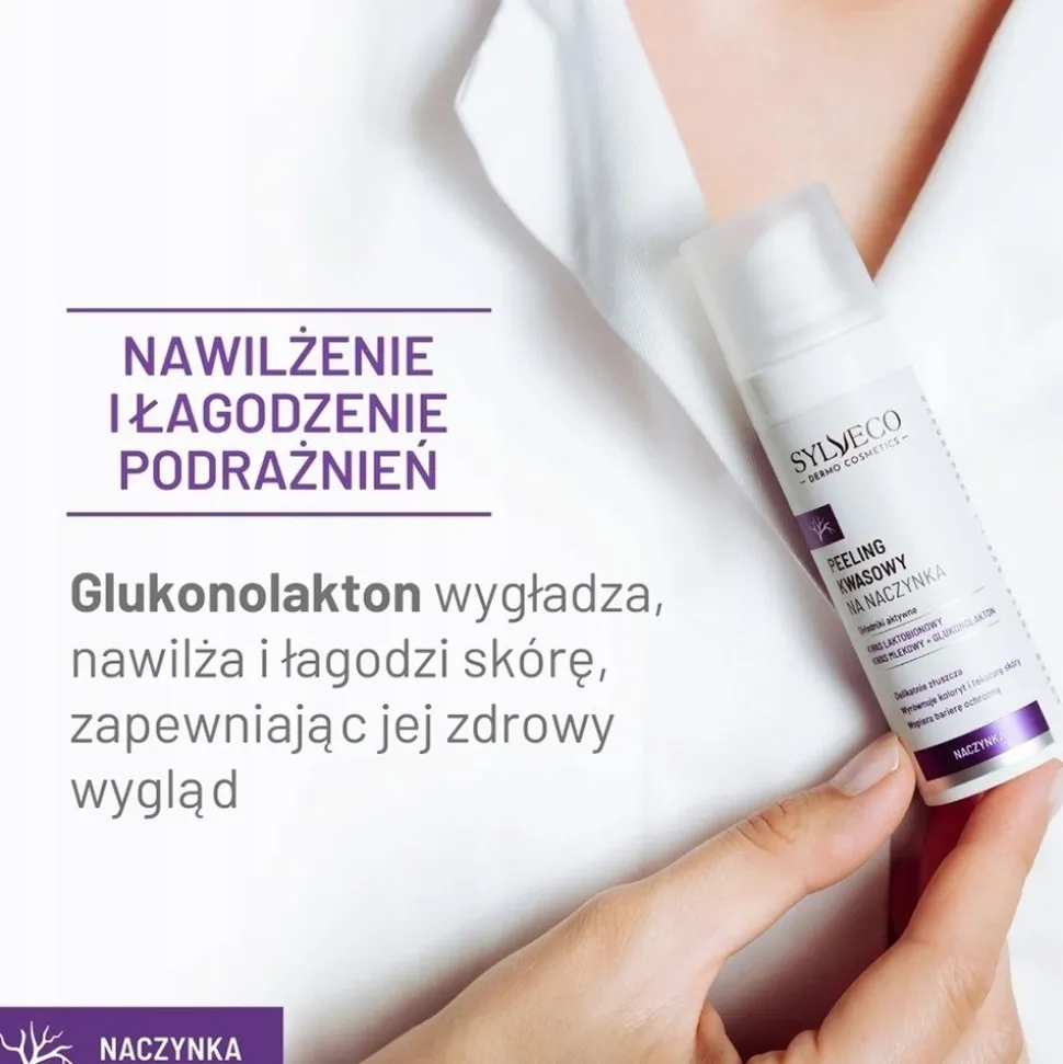 Sylveco Dermo Naczynka, peeling kwasowy na naczynka, 30 ml