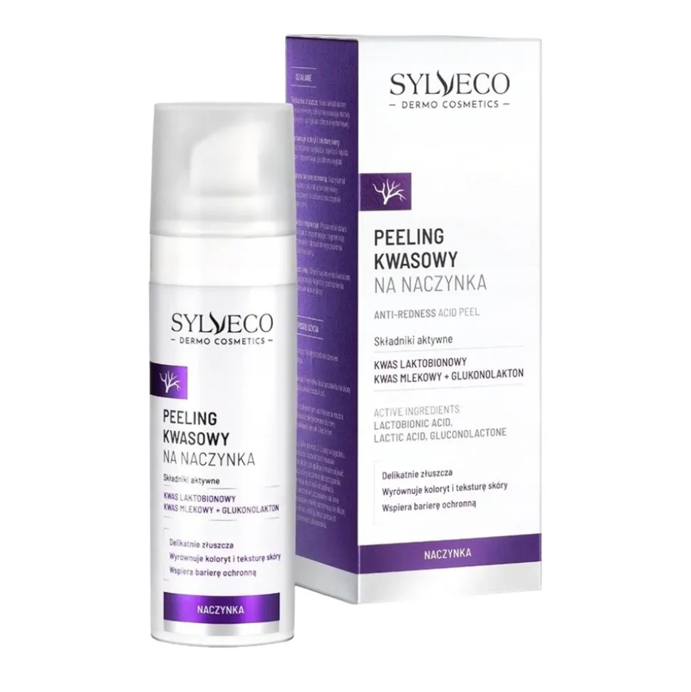 Sylveco Dermo Naczynka, peeling kwasowy na naczynka, 30 ml