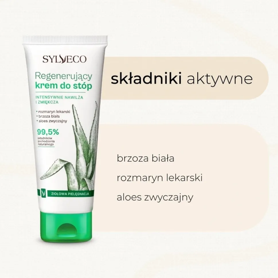 Sylveco, krem regenerujący do stóp, 75 ml