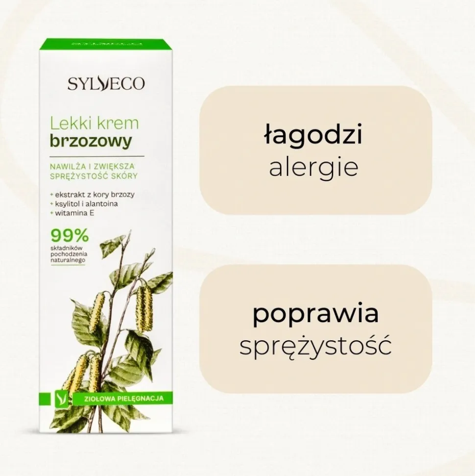 Sylveco, lekki krem brzozowy, 50 ml
