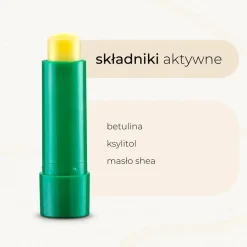 Sylveco, miętowa pomadka z peelingiem z betuliną, 4,6 g