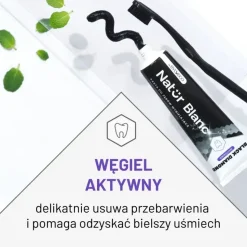 Sylveco Natur Blanc Black Diamond, wybielająca pasta do zębów, 100 ml