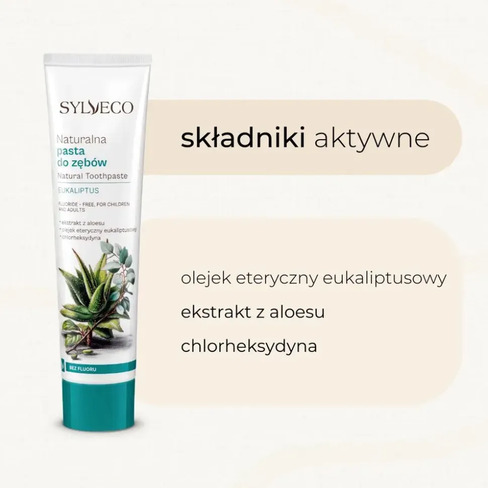 Sylveco, pasta do zębów, eukaliptusowa, 100 g