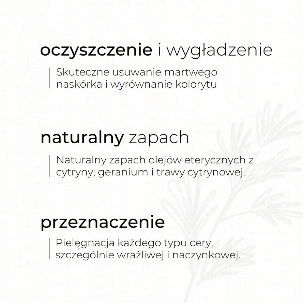 Sylveco, peeling enzymatyczny do twarzy, 75 ml