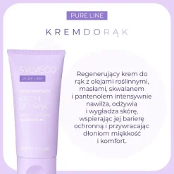Sylveco Pure Line, krem do rąk, regenerujący, 50 ml