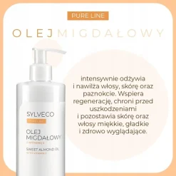 Sylveco Pure Line, olej migdałowy, 400 ml