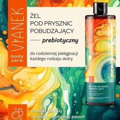 Sylveco Vianek, prebiotyczny żel pod prysznic, pobudzający, 400 ml