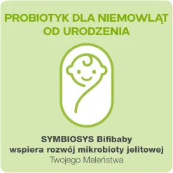 Symbiosys Bifibaby, probiotyk od urodzenia, Bifidobacterium breve, krople, 8 ml