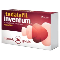 Tadalafil Inventum, 10 mg, tabletki powlekane, 2 szt.