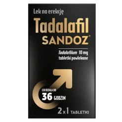 Tadalafil Sandoz, 10 mg, tabletki powlekane, 2 szt.