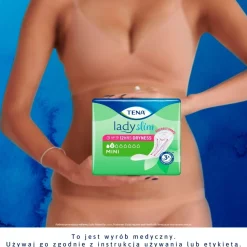 TENA Lady Slim Mini, specjalistyczne podpaski, 10 szt.
