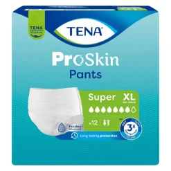 Tena Pants ProSkin Super, majtki chłonne, rozmiar XL, 12 szt.