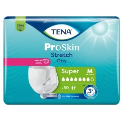 Tena Stretch ProSkin Super Day, pieluchomajtki na dzień, rozmiar M, 30 szt.