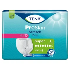 Tena Stretch ProSkin Super Day, pieluchomajtki na dzień, rozmiar L, 30 szt.