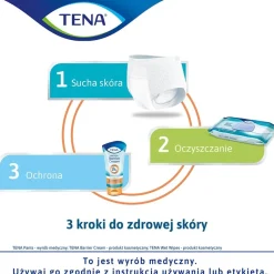 TENA Wet Wipe, chusteczki nawilżane 3w1, 48 szt.