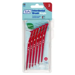 TePe Angle, szczoteczka międzyzębowa, czerwona (0,5 mm), 6 szt.