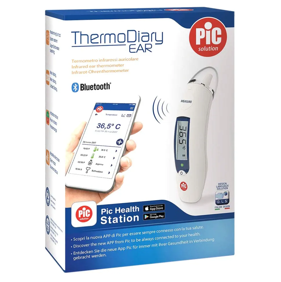 Termometr douszny na podczerwień PiC Solution ThermoDiary Ear, 1 szt.