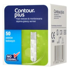 Test paskowy Contour Plus, 50 pasków