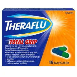 Theraflu Total Grip, kapsułki twarde, 16 szt.