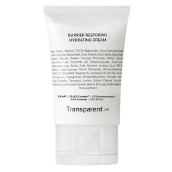 Transparent Lab Barrier Restoring Hydrating Cream, krem nawilżający, 50 ml