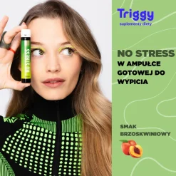 Triggy No Stress, płyn, smak brzoskwiniowy, 25 ml