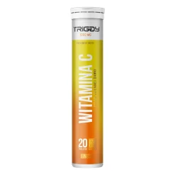 Triggy Witamina C 1000 mg, tabletki musujące, smak pomarańczowy, 20 szt.