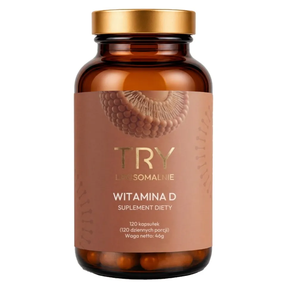 TRY Liposomalnie Witamina D, kapsułki twarde, 120 szt.