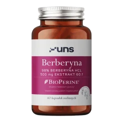 Uns Berberyna + Bioperine, kapsułki, 60 szt.