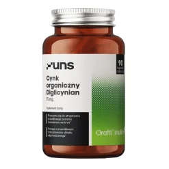 Uns Cynk organiczny Diglicynian, kapsułki twarde, 90 szt.