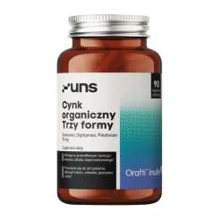 Uns Cynk organiczny Trzy formy, kapsułki twarde, 90 szt.