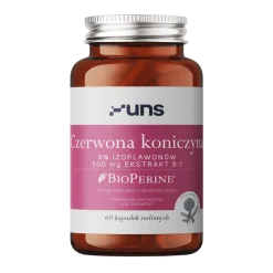 Uns Czerwona koniczyna + Bioperine, kapsułki, 60 szt.