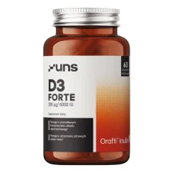Uns D3 Forte, kapsułki twarde, 60 szt.