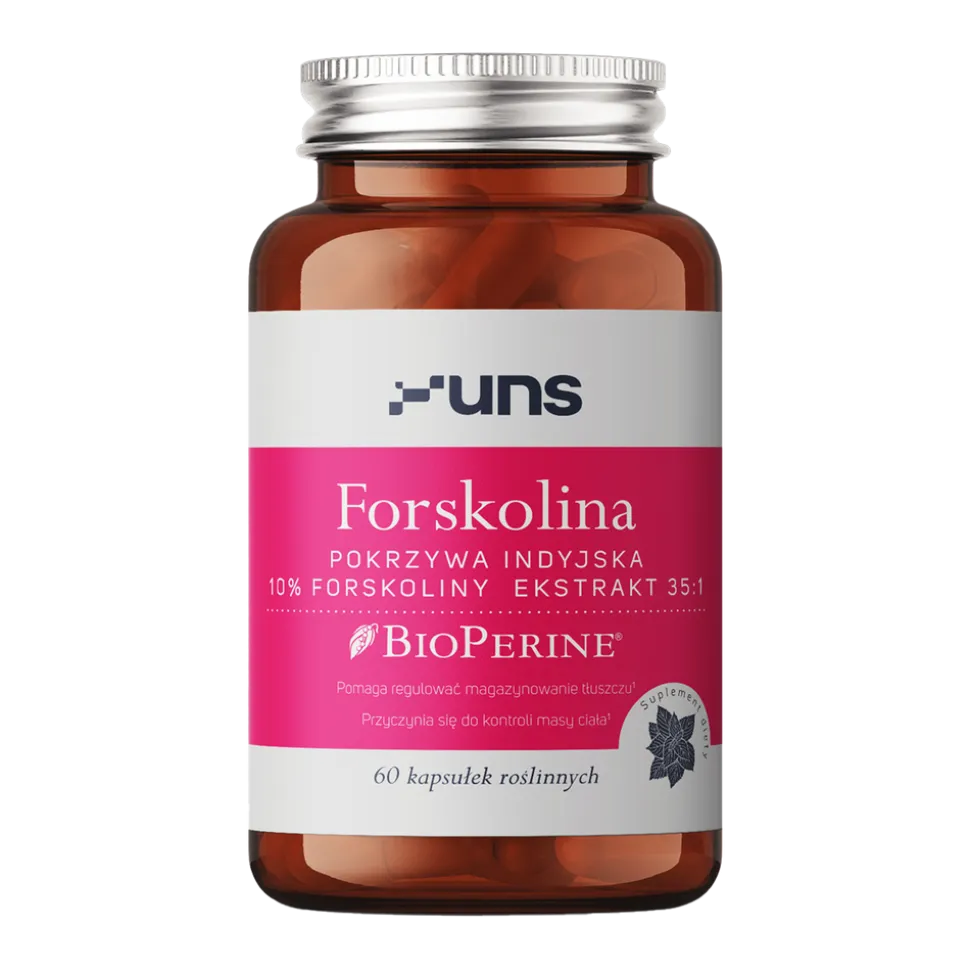 Uns Forskolina + Bioperine, kapsułki, 60 szt.