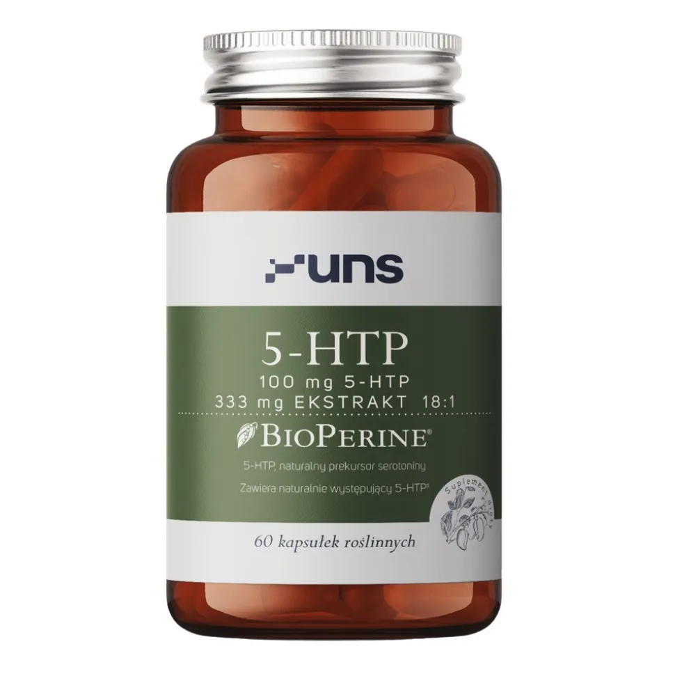 Uns 5-HTP + Bioperine, kapsułki, 60 szt.