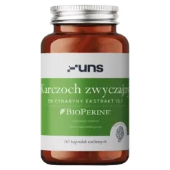Uns Karczoch zwyczajny + Bioperine, kapsułki, 60 szt.