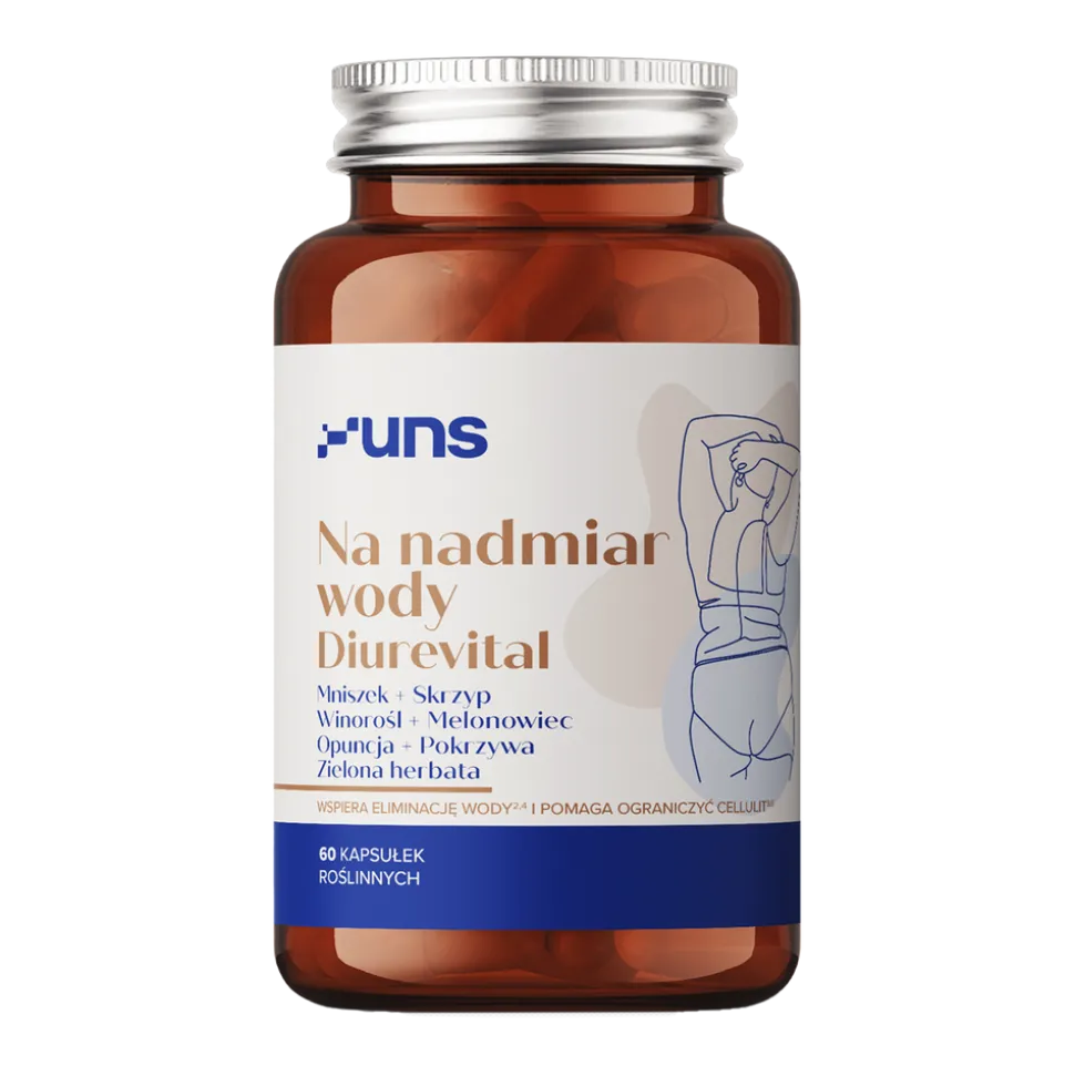 Uns Na nadmiar wody Diurevital, kapsułki, 60 szt.