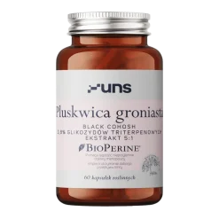 Uns Pluskwica Gronista + Bioperine, kapsułki, 60 szt.