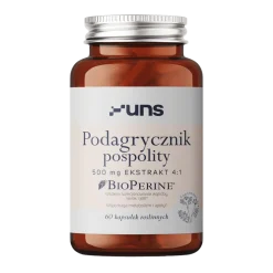 Uns Podagrycznik pospolity + Bioperine, kapsułki, 60 szt.