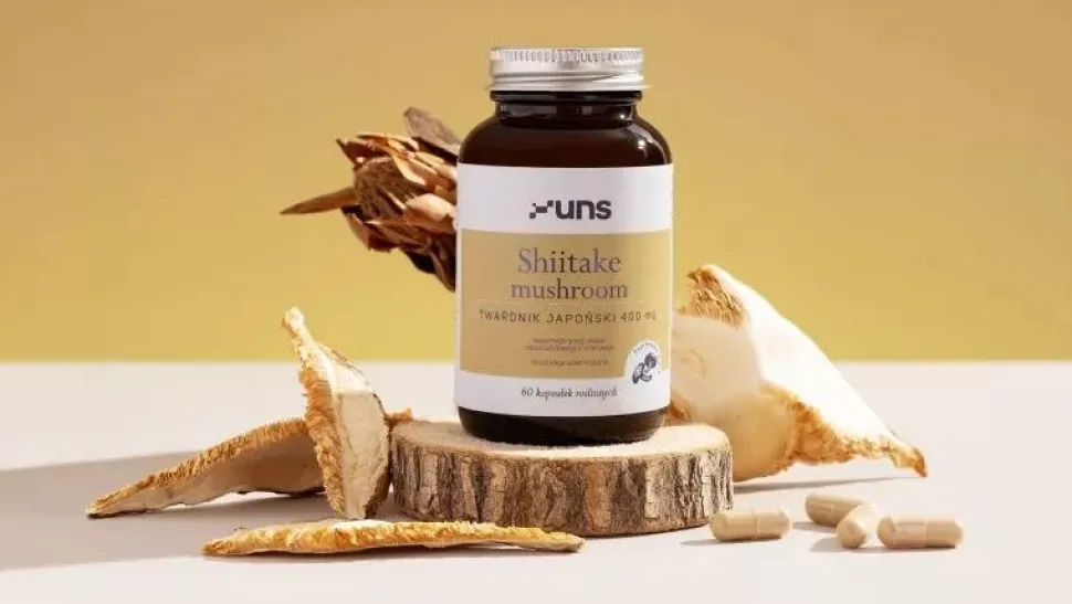 Uns Shiitake mushroom, kapsułki twarde, 60 szt.