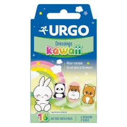 Urgo Kawaii, plastry z opatrunkiem dla dzieci, 16 szt.