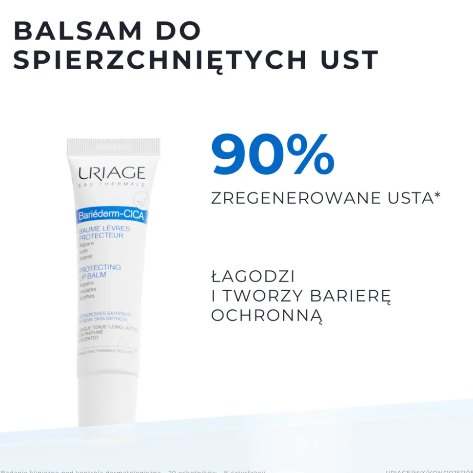 Uriage Bariederm, balsam do spierzchniętych ust, 15 ml