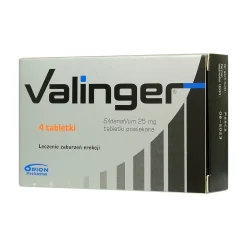 Valinger, 25 mg, tabletki powlekane, 4 szt.
