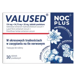 Valused Noc Plus, tabletki powlekane, 30 szt.